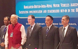 On the occasion of launch of the project, ‘Bangladesh-Bhutan-India-Nepal Motor Vehicles Agreement: Facilitating implementation and stakeholder buy-in in the BBIN sub-region’ at Kolkata on February 16-17, 2017