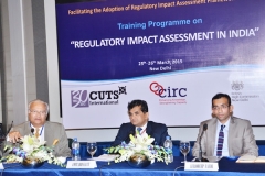 On the occasion of "Training Programme on Regulatory Impact Assessment in India at New Delhi on 25th-26th March 2015.
