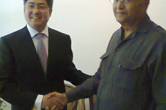 Meeting the new Ambassador of China, Le Yucheng at New Delhi on September 24, 2014