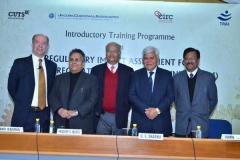 On the occasion of 'Training Programme on Regulatory Impact Assessment for Telecom Regulatory Authority of India (TRAI)' at New Delhi from 18-19th January, 2016
