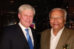 With Stephen Harper, former Prime Minister of Canada at #Raisina2018 in New Delhi