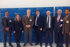 This is a pix of the advisory board of CUTS Centre for Competition, Investment and Economic Regulation. The meeting was held in Paris on 28th February L-R: Joseph Wilson of Comp Commission of Pakistan, Anna Muller of WTO, Phil Evans of CMA, UK, Bill Kovacic of GWU, Allan Fels of Melbourne Uni, Pradeep S Mehta and Rijit Sengupta of CUTS