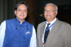 with Shashi Tharoor, Minister of State for Humran Resources