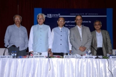 Shri Salman Khurshid, India's Foreign Minister; Dr A. M. Singhvi, MP; Dr Ajay Chhibber, DG, IEO, GOI and Dr Rajiv Kumar, Sr Fellow, CPR at the well attended 6th CUTS Anniversary Lecture on