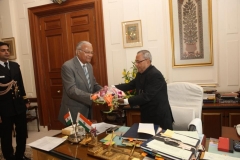 With the President of India