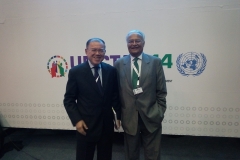 With Dr Supachai Panitchpakdi former SG, UNCTAD and DG, WTO at UNCTADXIV, Nairobi