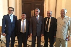 At the Bahrain India Forum 2016 at Delhi on 26 May with Bahraini businessman Md Dadabhai on my right