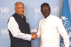 With Dr Mukhisha Kituyi, Secretary General UNCTAD)